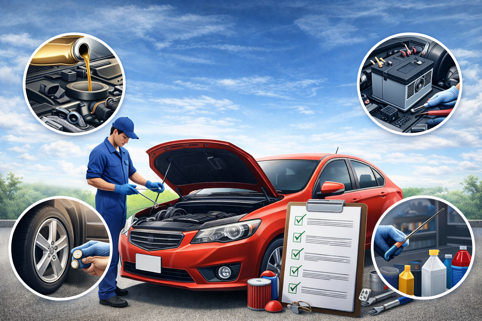 【決定版】愛車の寿命と性能を延ばす！車の基本メンテナンス＆予防整備 必須チェックリスト